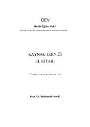 Kaynak teknigi el kitabı - Gedik Eğitim Vakfı