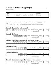 FPTM – Auswertungsbogen - GfQG