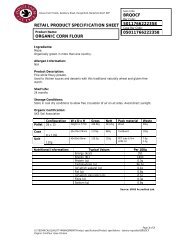 retail product specification sheet brqocf 5011766222358 ...