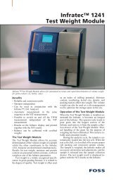 Infratec™ 1241 Test Weight Module - Gerber OUTLOOK