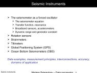 Seismic Instruments