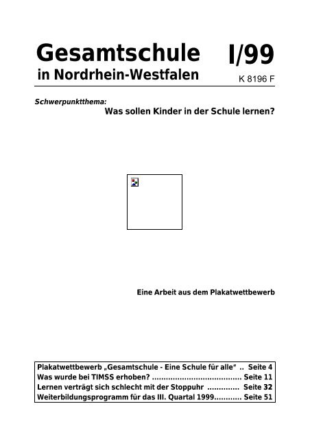 I/99 - Gemeinnützige Gesellschaft Gesamtschule e.V. ...