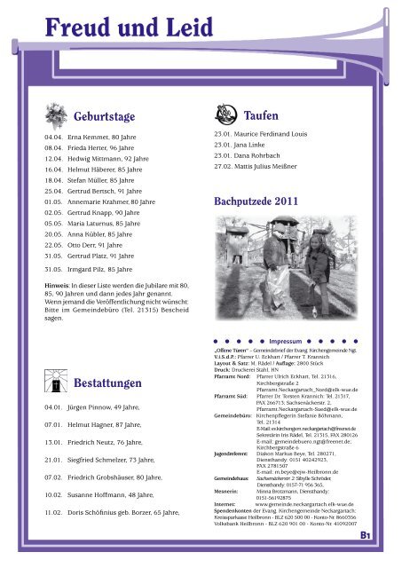 April / Mai - Evangelische Kirchengemeinde Neckargartach