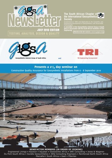 july 2010 edition - IGS - International Geosynthetics Society