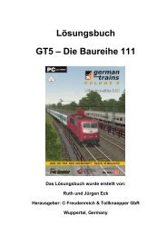 Lösungsbuch GT5 – Die Baureihe 111 - German Railroads