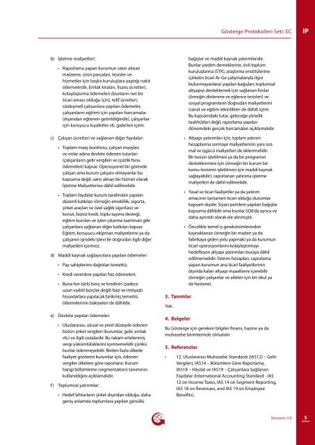 Gösterge Protokolleri Seti Ekonomik (EC) - Global Reporting Initiative