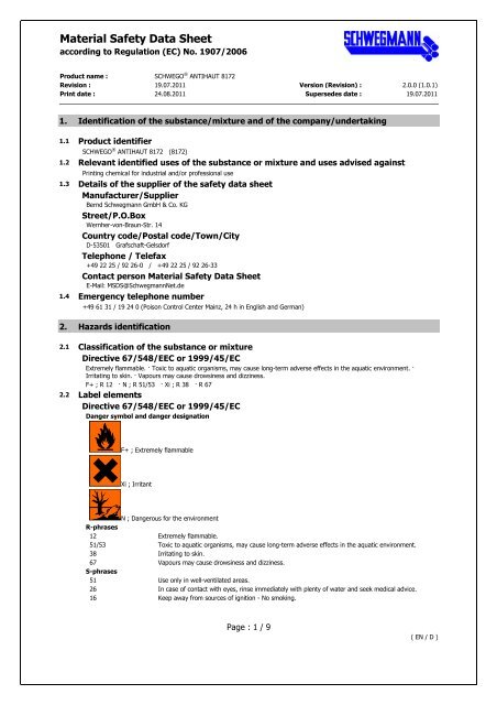 MSDS_8172_SCHWEGO® ANTIHAUT 8172_EN - Gerstaecker.at