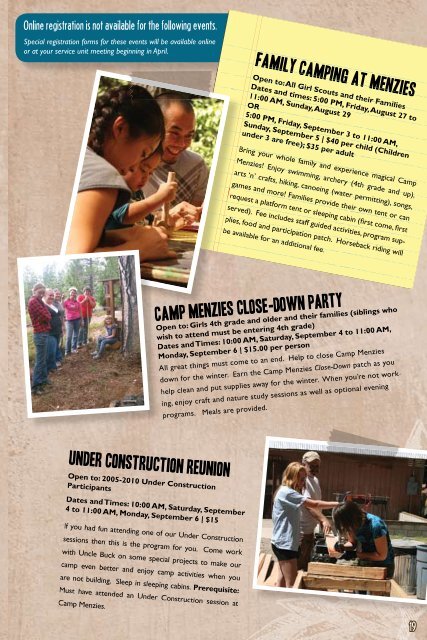 to download the 2010 Resident Camp Guide. - Girl Scouts Heart Of ...