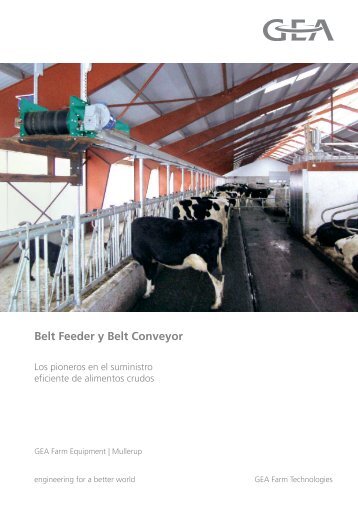Belt Feeder y Belt Conveyor - GEA Farm Technologies