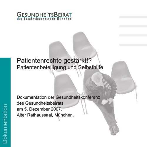 Patientenbeteiligung und Selbsthilfe - Gesundheitsbeirat-muenchen ...