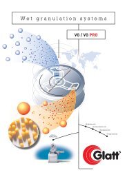 Wet granulation systems - Glatt