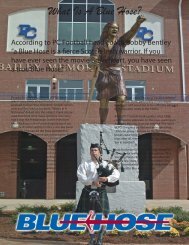 Inside Front and Back Cover - Presbyterian College Athletics