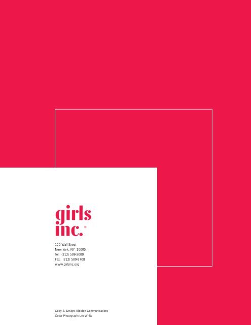 2004 Annual Report - Girls Inc.