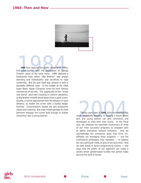 2004 Annual Report - Girls Inc.