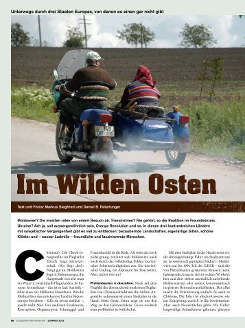 Artikel lesen (PDF) - Globetrotter