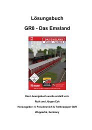 Lösungsbuch GR8 - Das Emsland - German Railroads