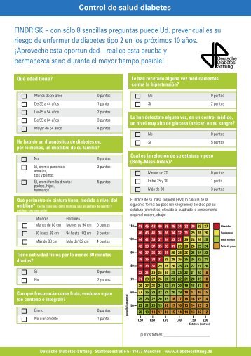FINDRISK - Deutsche Diabetes-Stiftung