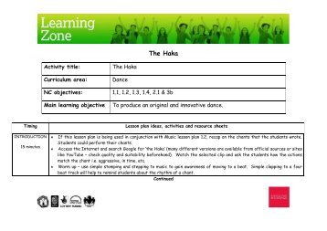 The Haka - Lesson Plan - Gloucester Rugby Heritage