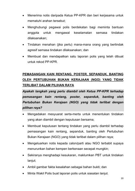 2012 - Soal Jawab Mengenai Pasukan Penguatkuasa Kempen Pilihan Raya (PP-KPR)