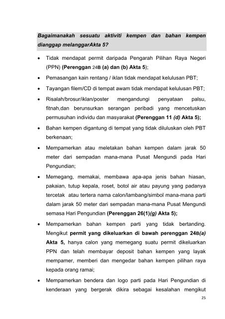 2012 - Soal Jawab Mengenai Pasukan Penguatkuasa Kempen Pilihan Raya (PP-KPR)