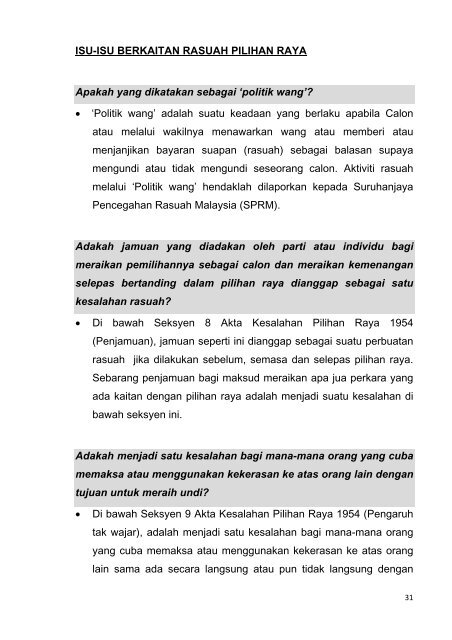 2012 - Soal Jawab Mengenai Pasukan Penguatkuasa Kempen Pilihan Raya (PP-KPR)