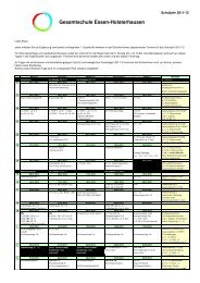 Terminplan Eltern SJ 11_12 - Gesamtschule Holsterhausen