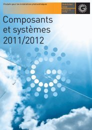 Composants et systèmes 2011/2012 - Gehrlicher Solar