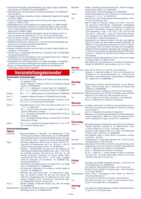 Zillertaler Infozeitung Herbst 2013