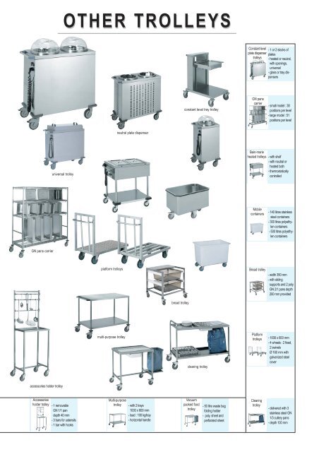 serving trolleys - GoHospitality