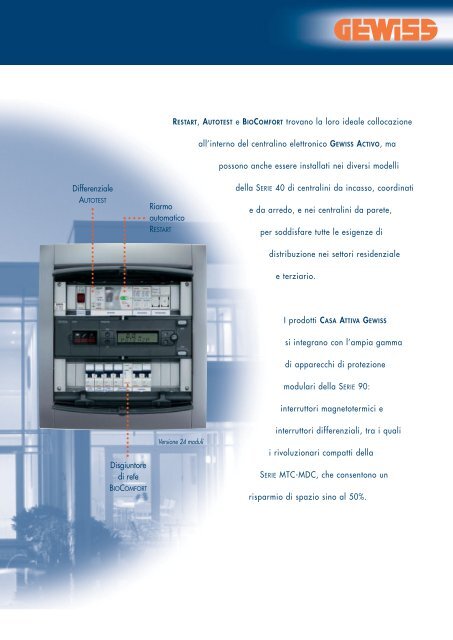 NOVITÀ CASA ATTIVA - Gewiss