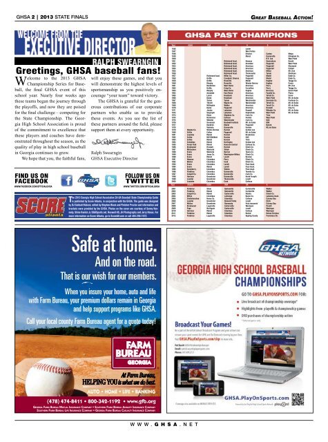 Class AA - AAAAAA Championship Game Program - Georgia High ...