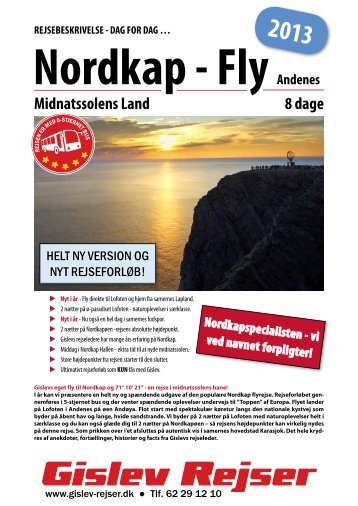 Nordkap - Fly Andenes 8 dage Midnatssolens Land ... - Gislev Rejser