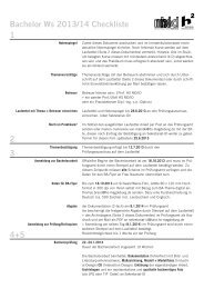 Checkliste Bachelor Report WS 2013/14 - Institut für Industrial Design