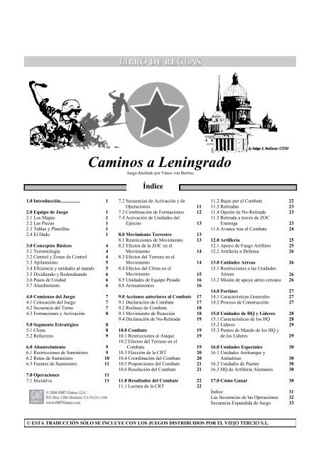 Caminos a Leningrado - GMT Games