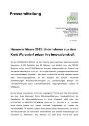 Hannover Messe 2012 - GfW Warendorf