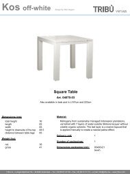 Square Table