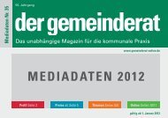 MEDIADATEN 2012 - Der Gemeinderat