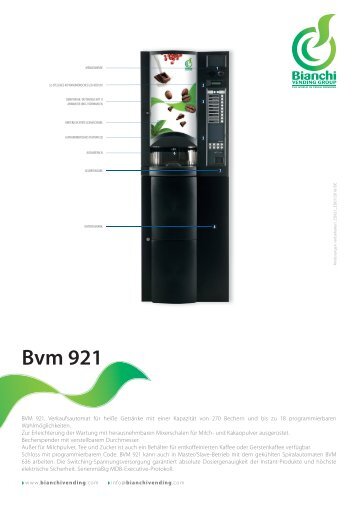 Bvm 921 - Automaten Scheerer