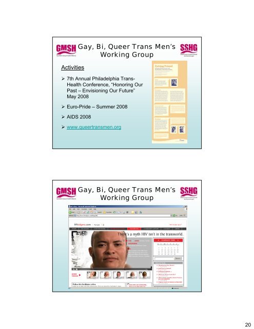Ontario Gay Men's Sexual Health Summit 2009 - GMSH