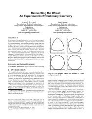 Reinventing the Wheel: An Experiment in Evolutionary Geometry