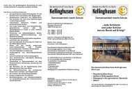 Flyer der GMS Kellinghusen