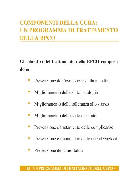 GUIDA TASCABILE PER LA DIAGNOSI, IL TRATTAMENTO ... - GOLD