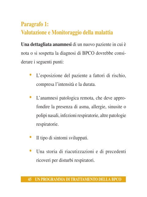 GUIDA TASCABILE PER LA DIAGNOSI, IL TRATTAMENTO ... - GOLD