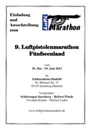 100-Schuss-LP-Marathon - Schützenverein 