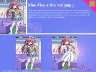 Moe Moe a live wallpaper - Get Mobile game