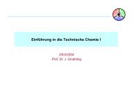 Einführung in die Technische Chemie I - Gmehling