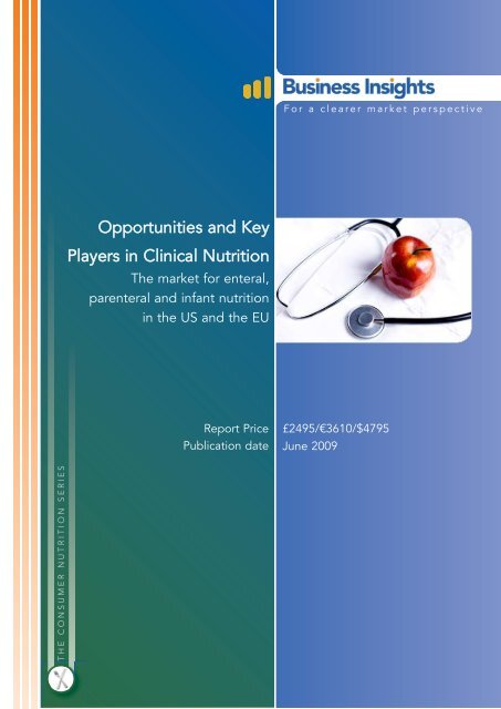 Opportunities and Key Players in Clinical Nutrition - Business Insights