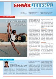 GEHWOL Journal - Graceful high load on the feetl - Issue 4  - 2013