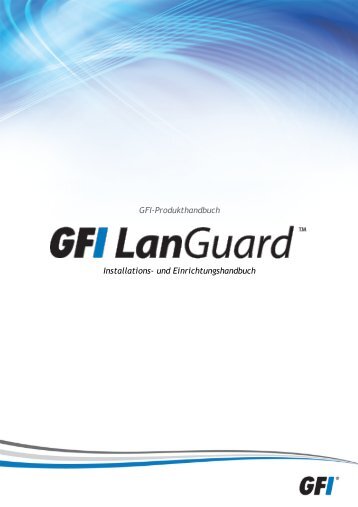 2 Installieren von GFI LanGuard - GFI.com
