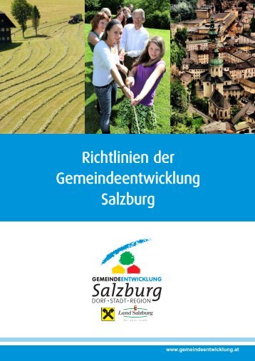 Richtlinien zum Ablauf der Gemeindeentwicklung Salzburg